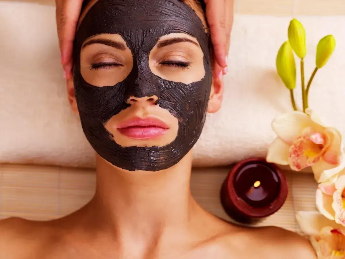 Skincare facial treatment
